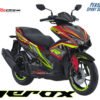 Decal Stiker Yamaha AEROX 155 VVA RED TECHNO STABILO